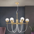 Lustra moderna alama Aur 24k LED 4.5W/380lm/3000K, Ball LU 1735/6 Gold Orion